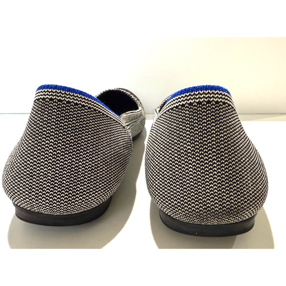 Rothy’s The Flat Size 9 Black Cap Round Toe Washable Eco Friendly Slip Ons - Picture 3 of 10